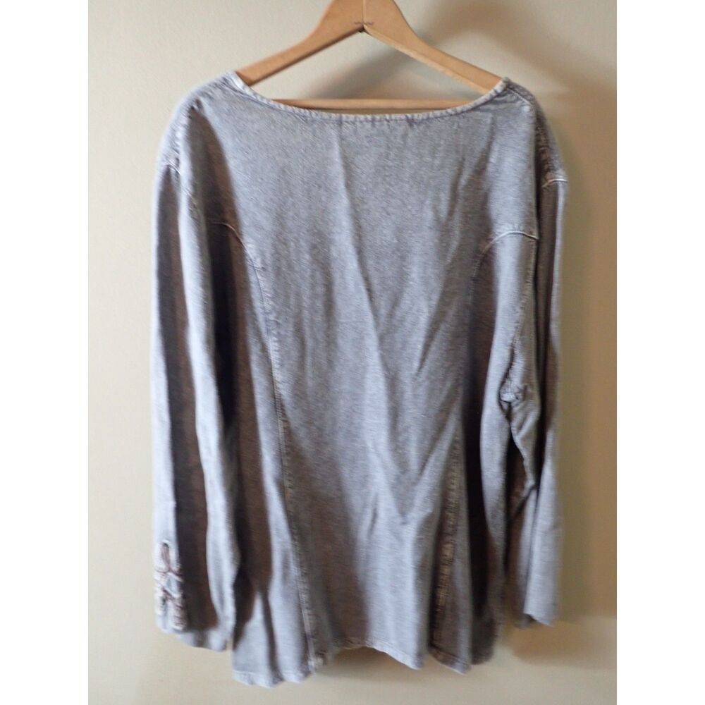 Sacred Threads 2 Piece Skirt Top M/L Gray Mix Med… - image 3